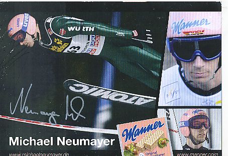 Michael Neumayer   Skispringen  Autogrammkarte  original signiert 