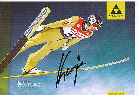 Robert Kranjec   Slowenien   Skispringen  Autogrammkarte  original signiert 