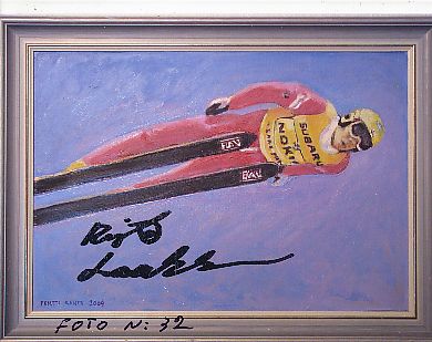 Risto Laakkonen   Finnland  Skispringen  Autogramm Foto  original signiert 