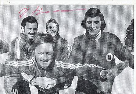 Wolfgang Zimmerer   Bob Sport  Autogrammkarte  original signiert 