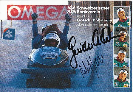 Guido Acklin & Robert Grau   Bob Sport  Autogrammkarte  original signiert 