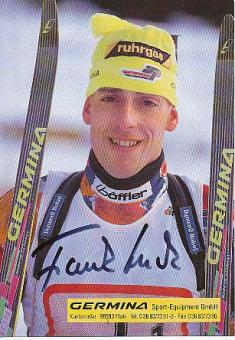 Frank Luck   Biathlon  Autogrammkarte  original signiert 