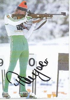 Peter Angerer   Biathlon  Autogrammkarte  original signiert 