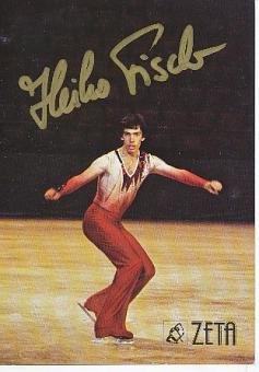 Heiko Fischer † 1989   Eiskunstlauf  Autogrammkarte  original signiert 