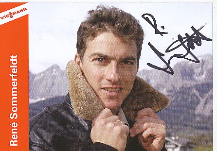 Rene Sommerfeldt  Ski Langlauf  Autogrammkarte  original signiert 