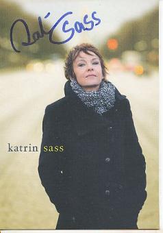 Katrin Sass   Film & TV  Autogrammkarte original signiert 