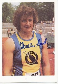 Claudia Losch    Leichtathletik  Autogrammkarte  original signiert 