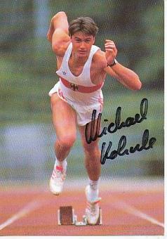 Michael Kohnle    Leichtathletik  Autogrammkarte  original signiert 