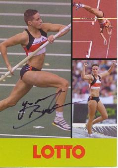 Yvonne Buschbaum   Leichtathletik  Autogrammkarte  original signiert 
