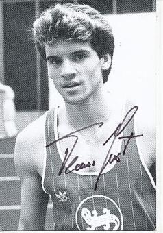 Klaus Just  Leichtathletik  Autogrammkarte  original signiert 
