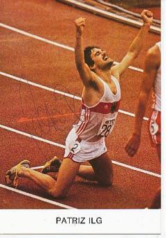 Patriz Ilg   Leichtathletik  Autogrammkarte  original signiert 
