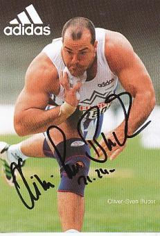 Oliver Sven Buder   Leichtathletik  Autogrammkarte  original signiert 