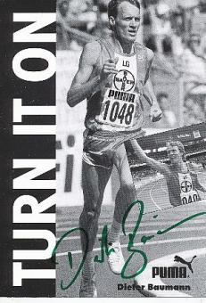 Dieter Baumann   Leichtathletik  Autogrammkarte  original signiert 