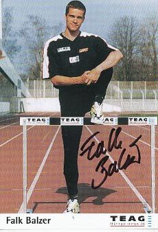 Falk Balzer  Leichtathletik  Autogrammkarte  original signiert 