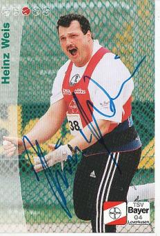 Heinz Weis  Leichtathletik  Autogrammkarte  original signiert 