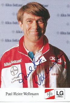 Paul Heinz Wellmann  Leichtathletik  Autogrammkarte  original signiert 