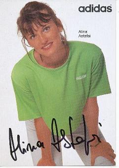 Alina Astafai  Leichtathletik  Autogrammkarte  original signiert 
