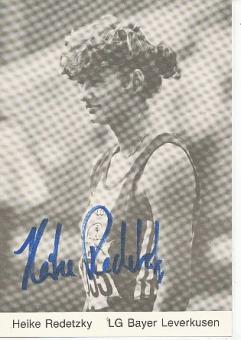 Heike Redetzky  Leichtathletik  Autogrammkarte  original signiert 
