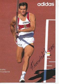 Andrej Tivontschik  Leichtathletik  Autogrammkarte  original signiert 