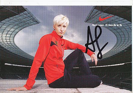 Ariane Friedrich  Leichtathletik  Leichtathletik  Autogrammkarte  original signiert 