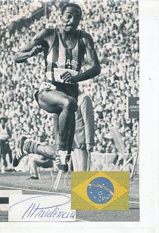Nelson Prudencio † 2012 Brasilien 2.OS Olympia 1972    Leichtathletik  Autogramm Blatt  original signiert 
