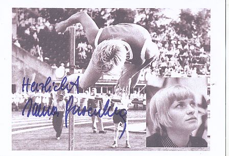 Ilona Gusenbauer Österreich   Leichtathletik  Autogramm Blatt  original signiert 