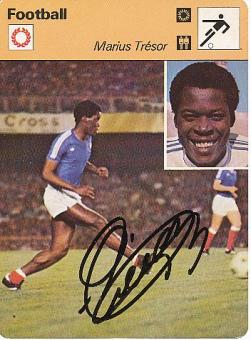 Marius Tresor  Frankreich   Fußball Autogrammkarte  original signiert 