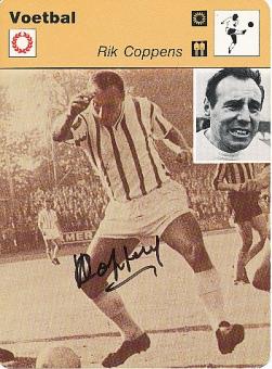 Henri "Rik" Coppens † 2015 Belgien WM 1954   Fußball Autogrammkarte  original signiert 