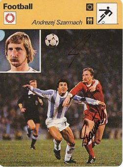 Andrzej Szarmach  Polen WM 1974   Fußball Autogrammkarte  original signiert 
