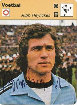 Jupp Heynckes   DFB Weltmeister WM 1974  Fußball Autogrammkarte  original signiert 