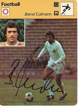 Bernd Cullmann   DFB Weltmeister WM 1974  Fußball Autogrammkarte  original signiert 