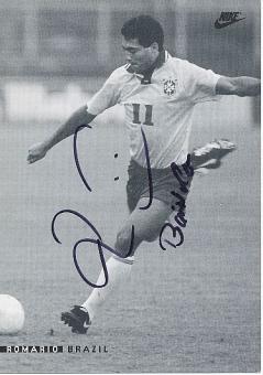 Romario   Brasilien Weltmeister WM 1994  Fußball Autogrammkarte original signiert 