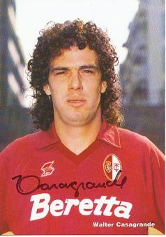 Walter Casagrande  FC Turin  Fußball Autogrammkarte  original signiert 