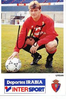 Jan Urban  CA Osasuna  Fußball Autogrammkarte original signiert 