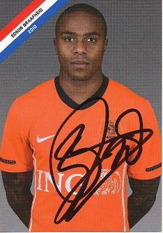 Edson Braafheid  Holland  Fußball Autogrammkarte original signiert 