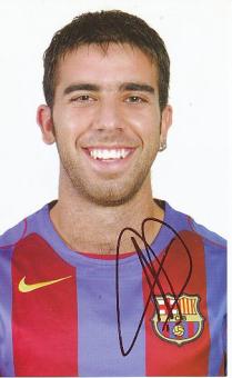 Oleguer   FC Barcelona  Fußball Autogrammkarte original signiert 