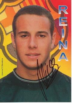 Pepe Reina  FC Barcelona  Fußball Autogrammkarte original signiert 