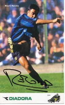 Alvaro Recoba  Inter Mailand   Fußball Autogrammkarte original signiert 
