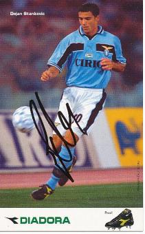 Dejan Stankovic   Lazio Rom  Fußball Autogrammkarte original signiert 