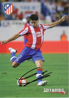 Georgios Seitaridis   Atletico Madrid  Fußball Autogrammkarte original signiert 
