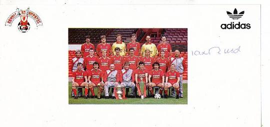 Ian Rush  FC Liverpool  Fußball Autogrammkarte original signiert 