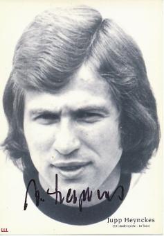 Jupp Heynckes   DFB  Weltmeister WM 1974 Fußball Autogrammkarte  original signiert 