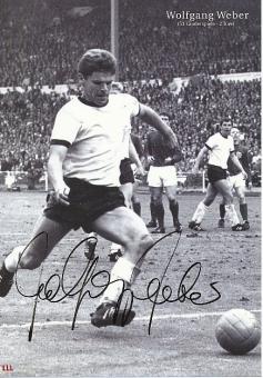 Wolfgang Weber  DFB  Fußball Autogrammkarte  original signiert 