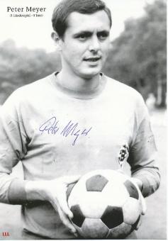 Peter Meyer  Borussia Mönchengladbach  Fußball Autogrammkarte  original signiert 