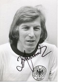 Jürgen Grabowski † 2022  DFB Weltmeister WM 1974  Fußball Autogramm Foto original signiert 