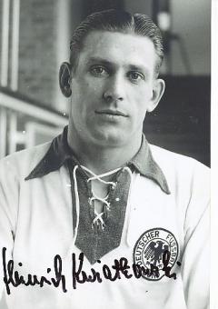 Heinrich Kwiatkowski † 2008   DFB Weltmeister WM 1954   Fußball Autogramm Foto original signiert 
