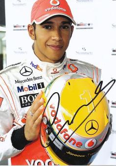 Lewis Hamilton  Mercedes Weltmeister  Formel 1  Auto Motorsport  Autogramm Foto original signiert 