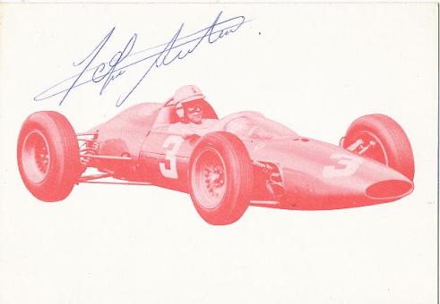 John Surtees † 2017 GB Weltmeister Formel 1  Auto Motorsport  Autogrammkarte  original signiert 