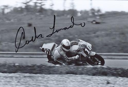 Carlos Lavado Venezuela   Motorrad Sport Autogramm Foto original signiert 