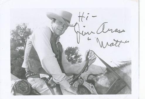 James Arness † 2011 Rauchende Colts  Film & TV Autogramm Foto original signiert 